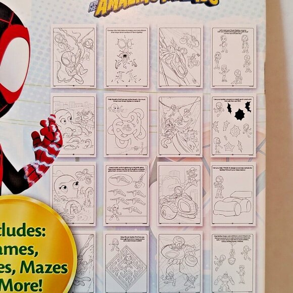 Disney Crayola Marvel Spidey & Amazing Friends Coloring & Activity Pad & Crayons - Picture 3 of 7